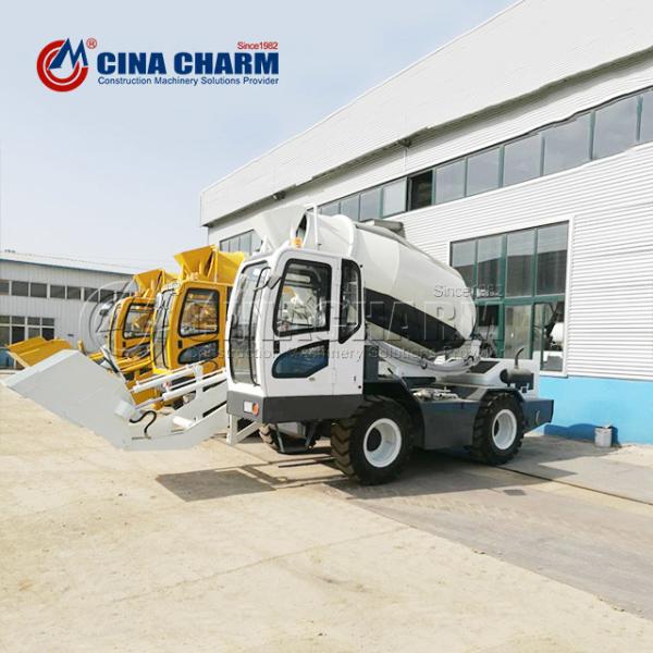 4 Wheel Driver 1.2m3 Self Loading Concrete Mixer Truck