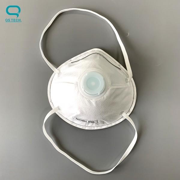 Quality 4 Layers Half Respirator Mask , Disposable Face Mask With Exhalation Valve for sale