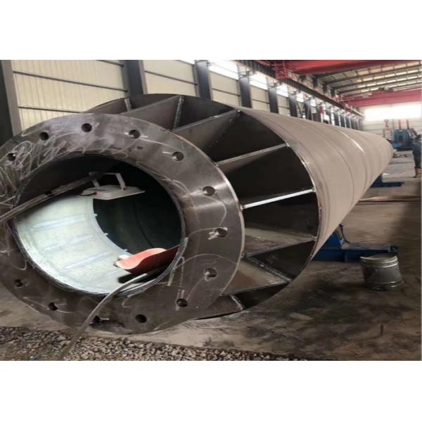 27KN 16mm Thickness Prop Support Inconel600 Pipe Fittings / Steel Post Shore