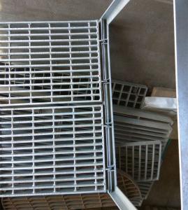 China HDG steel gully grating trench drain grating on sale