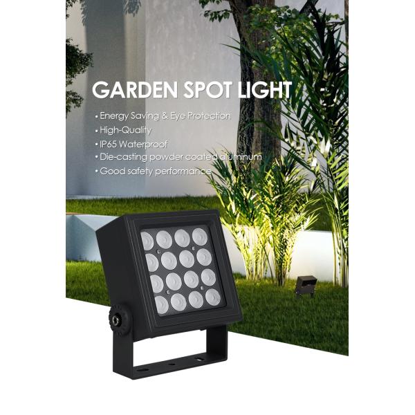LED Facade Lighting IP65 Rustproof Die Casting Narrow Angle 16W DC24V For Garden Wall
