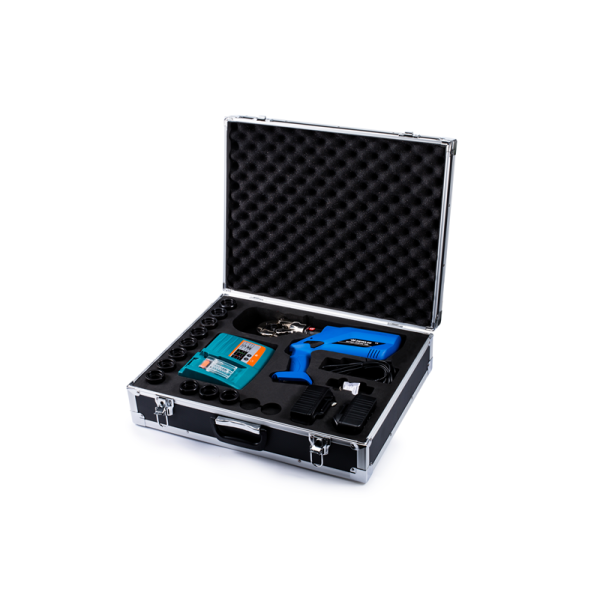 Portable Hydraulic Crimper with 60KN Crimping Force and 10-300mm² Range for Copper & Aluminum Pipes | 18V Battery-Powered Plumbing Press Tool