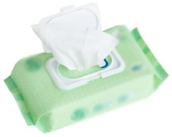 Customize Color Hand Sanitizer Wipes , Bag Pack 70% Alcohol Disinfectant Wipes