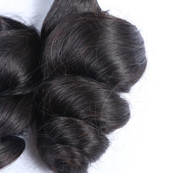 Double Drawn Weft Loose Wave 7A 8A unprocessed Loose wave hair Virgin Brazilian hair