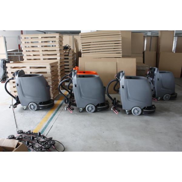 17 Inch Single Disc Corcrete Floor Scrubber Cleaner Machine Hand Push Medium Hardness
