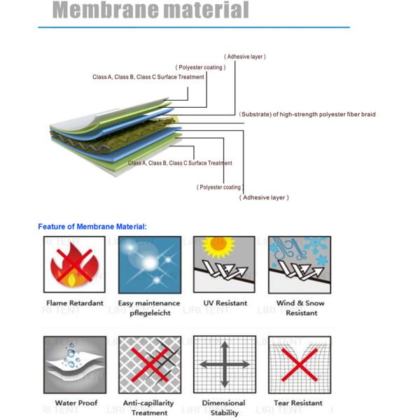 Prefabricated Luxury Glamping Hotel Tent High Strength Q235 Steel Frame