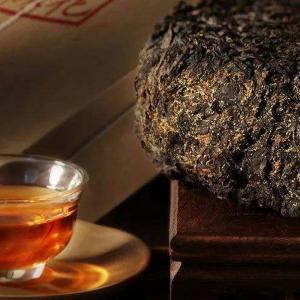China Refreshing Anhua Health Dark Tea Brick With Vitamins And Minerals on sale