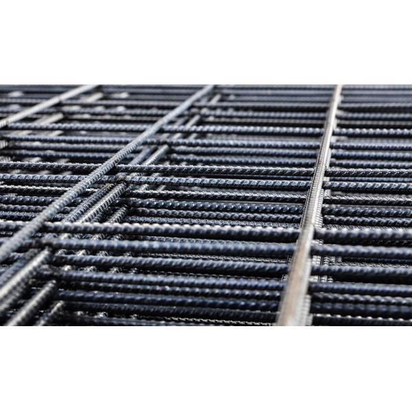 4.8m X 2.4m Welded Wire Mesh Galvanized Steel Bar Panels For Concrete Reinforcing