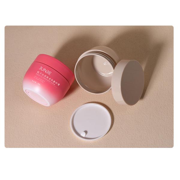 200ml 250ml PP Round Bottom Plastic Hair Butter Jar with Frosted Cap for Body Scrub and Cosmetic Packaging