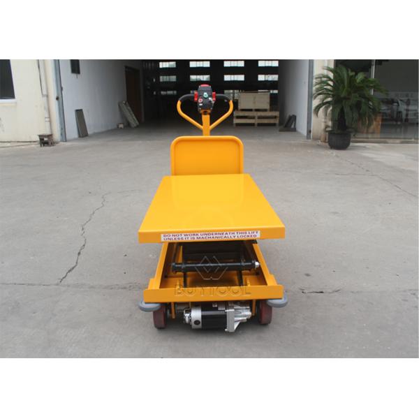 40.2"X24" Mobile Lift Tables Hydraulic Mobile Scissor Lift Table With Large Platform