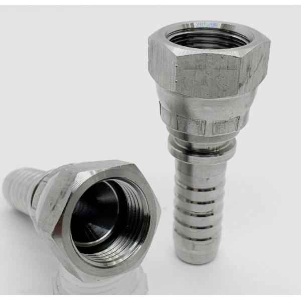 Female Connection PT NPT Bsp Jic Stainless Steel Hydraulic Flexible Hose Fittings 26711