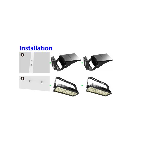 300W/400W/480W IP67 LED Stadium Sports Light Waterproof IK10 Full Protection Aluminum Alloy For Football Field