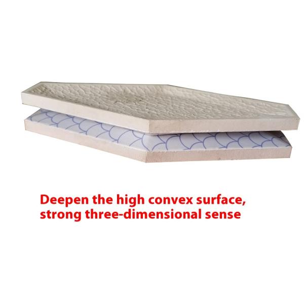 AAA Grade 10x20cm Bevelled Bread Wall Tiles for Indoor Use