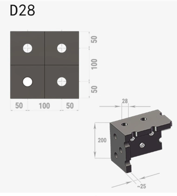 D28 Flexible Welding Table Eliminates Repeated Calibration and deformation