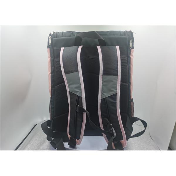 600D PVC Pickleball Racket Bag Backpack OEM / ODM With Outsides Racket Pocket Design