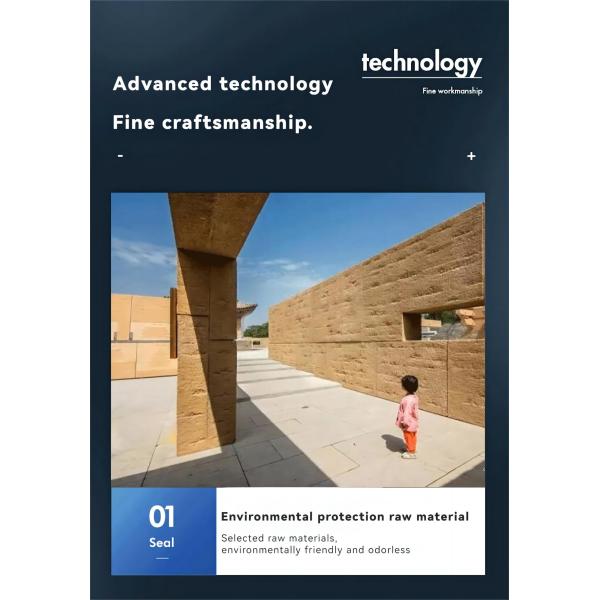 MF Tio2 Rammed Earth Coating The Latest Building Material for Exterior Wall Decoration
