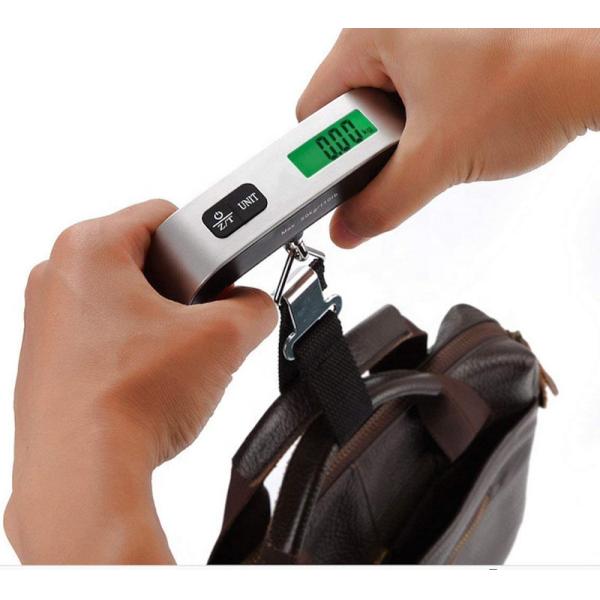 Lightweight and Accurate 50kg Digital Luggage Scale Travel Accessories with 110lbs Capacity Hanging Luggage Weighing Scale