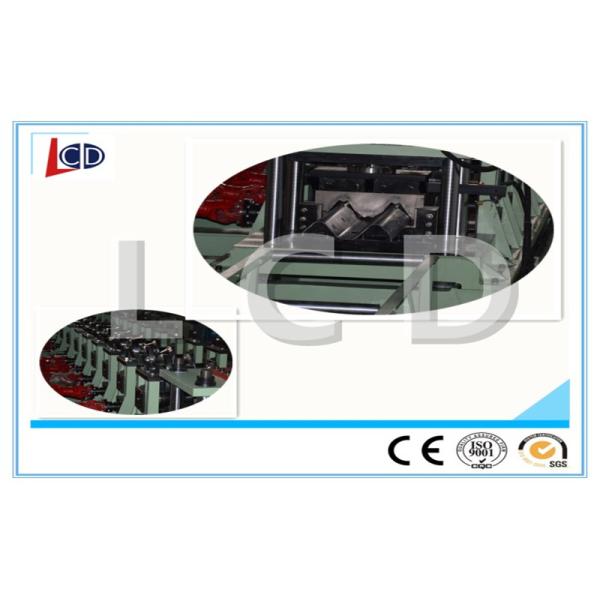 Guardrail Panel Roll Forming Machine , Sheet Roll Forming Machine 18m / Min Capacity