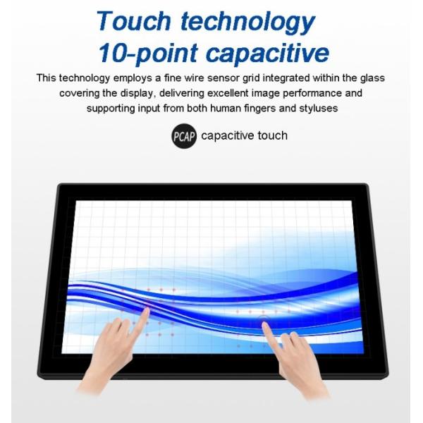 17 inch Custom Ip65 Waterproof Embedded Touchscreen Displays Wall Mount All in One Computer Industrial Capacitive Touch Screen Panel Pc