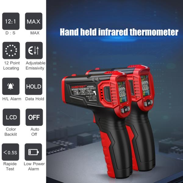 Cooking ABS Plastic Non Contact Infrared Thermometer Gun