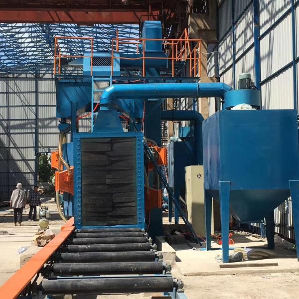 HP-0816*8 11KW Ｈ Beam Production Line Shot Blasting Machine 800 X 1600mm