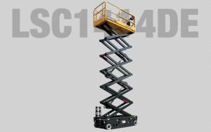China Official Aerial Working Platform LSC1414DE, Chinese Self Propelled Hydraulic Tracked Scissor Lift on sale