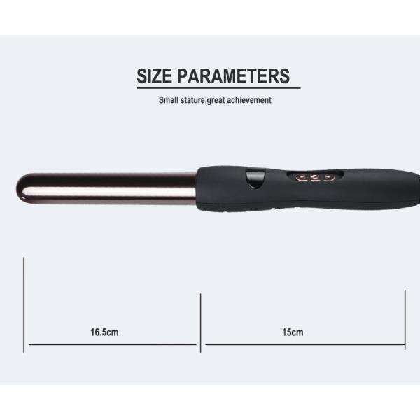 50 60Hz Mini Ceramic Hair Curler , Magic 1 Inch Curling Rod