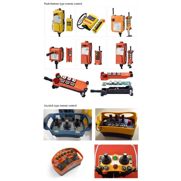 Ce Certification 100m Remote Wireless Controller For Crane Industrial Radio Remote Control