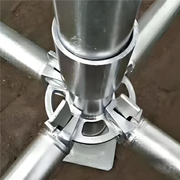 Green Disc Locked Steel Tubular Scaffolding Movable Reusable