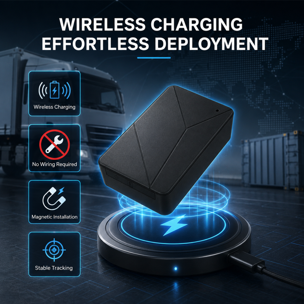 VA04 4G LTE Wireless Charging Smart Asset Tracker