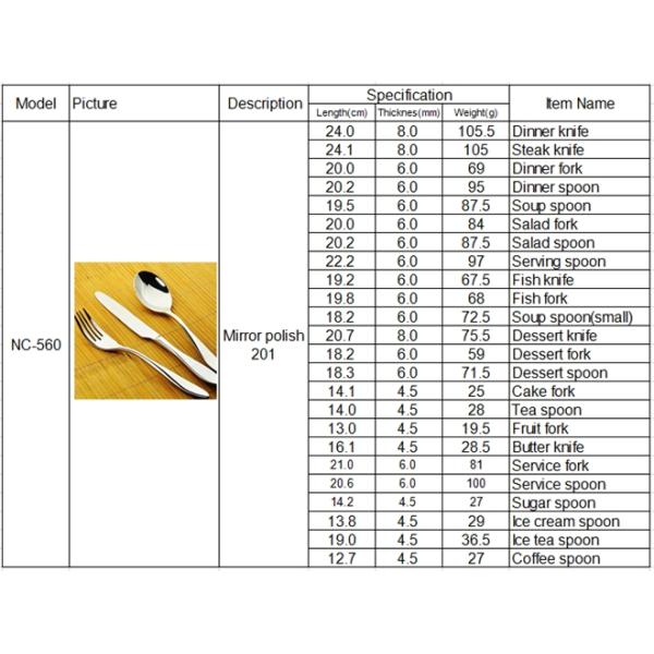 High quality 18/10 Stainless steel flatware/cutlery/fork/fruit fork