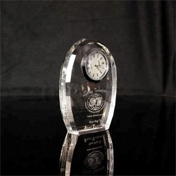 High Quality Factory Selling Crystal Clock Unique Design