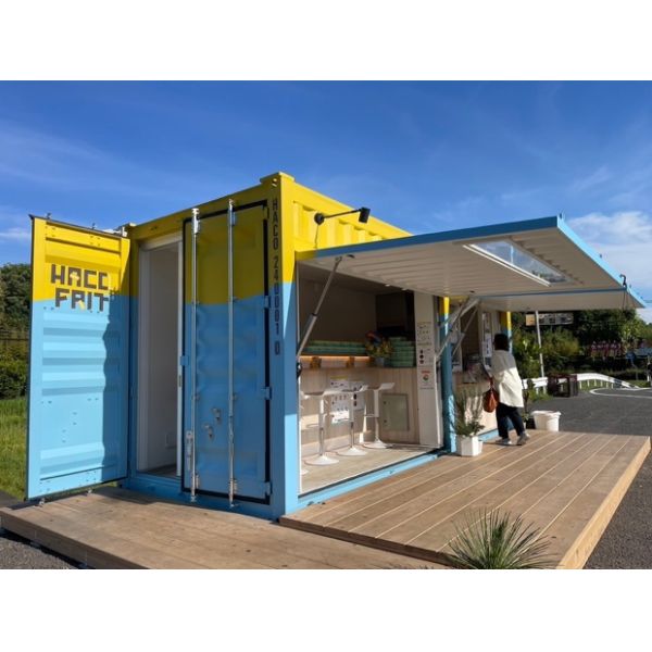 Prefabricated Container Activity House Mobile Commercial Coffee Shop with Electric Push Rods and Circuits