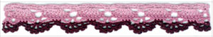 Long Vintage Cotton White Crochet Scallop Pattern Lace Trim DIY Embroidered Sewing Stretch