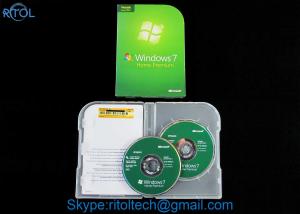 Buy cheap 32 / 64 bit Windows 7 Install DVD Disc , Windows 7 Home Premium retail box product