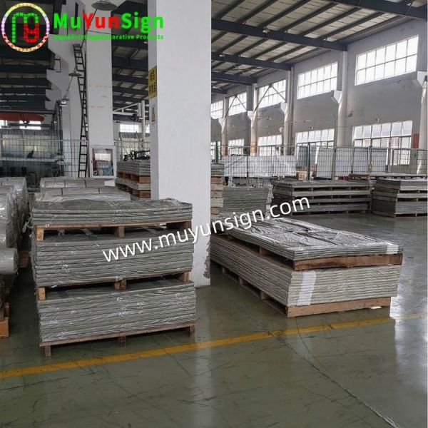 100% Recyclable Colors Polypropylene Corrugated Sheet Embossed Textures