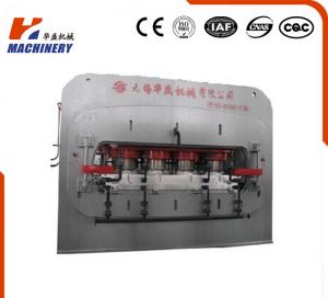 High Effciency Automatic Laminate Hot Press Machine Short Cycle For Laminated Flooring