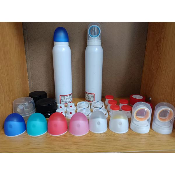 15mm Perfume Bottle Lid ABS Plastic With Gloss Gold Silver Matte Black Matte White Finish