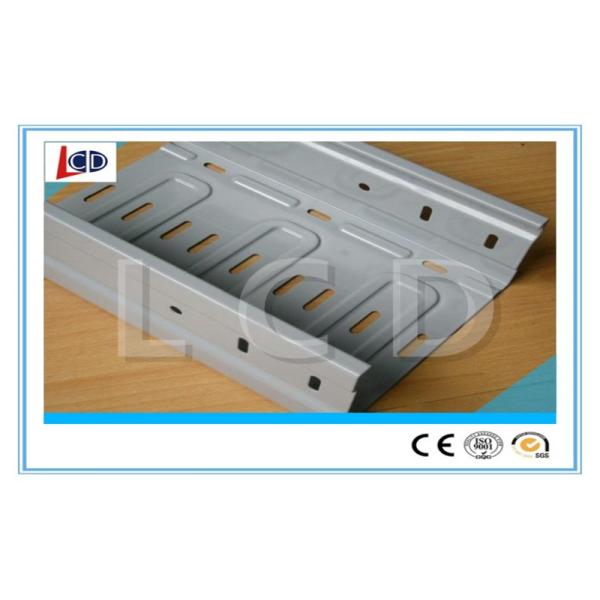 Auto Adjustable Cable Tray Making Machine , Cold Roll Forming Machine With Double Uncoiler