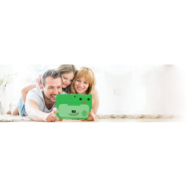 C idea Green 7'' HD Display Android 9 Toddler Tablet With Shockproof Case 5000mAh Battery CM80 Green
