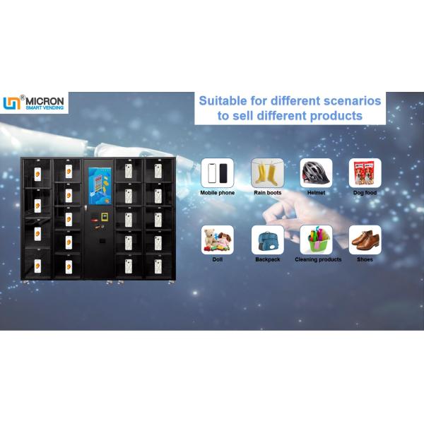 22 Inch Touch Screen Door Bear Doll Locker Vending Machine With Smart System Micron Vending Machine
