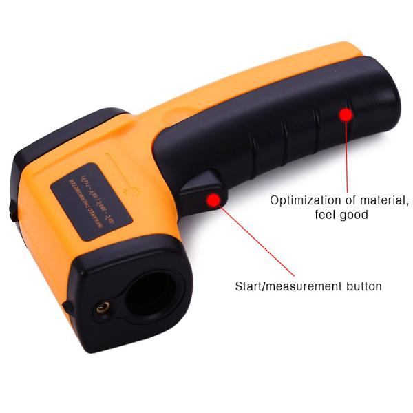 Digital Infrared Thermometer Professional Non-contact Temperature Tester IR Temperature Laser Gun Device Range