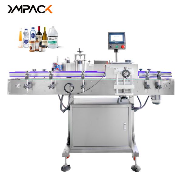 Multifunctional Automatic Labeler Glass Plastic Water Bottle Labeling Machine Applicator Touchscreen