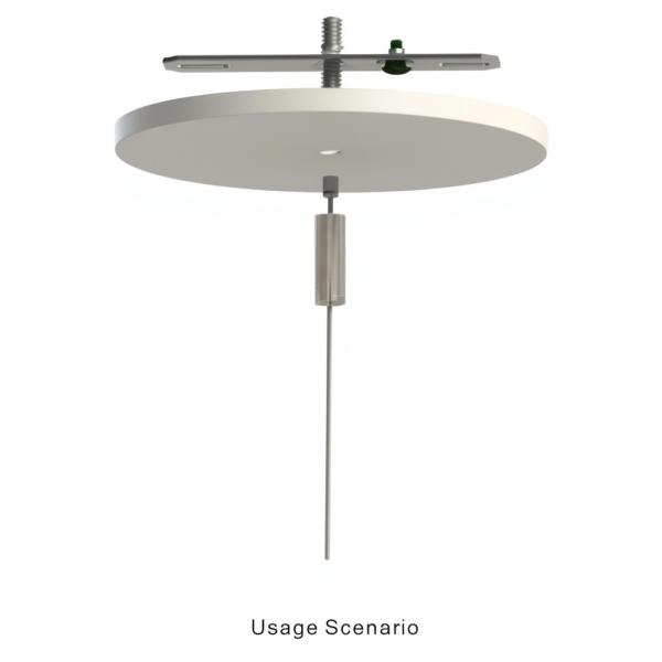 1/4-20 Thread Cable Gripper Ceiling Mount Multifunctional 180kg Load Capacity For Hanging Lights
