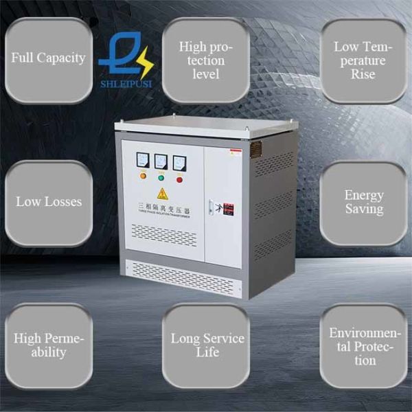 100KVA 80KW Voltage Transformer Dyn11 High Precision Voltage Transformer