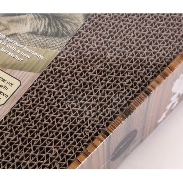 Solid Flat Cat Scratch Lounge , Chaise Lounge Cat Scratcher Superior Cardboard