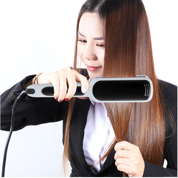 60W Ceramic Infrared Hair Straightener With LCD Screen Display