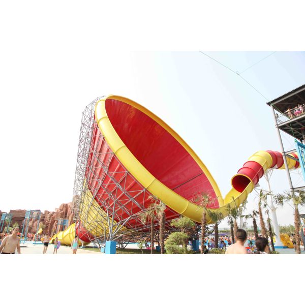 Water Park Equipment Super Tornado Water Slide Above Ground Pool Waterslide