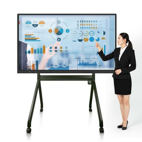 Interactive Whiteboard For School Classroom Touch Screen Presentation Board With Life Time ≥50000 Hours And Easy Installation