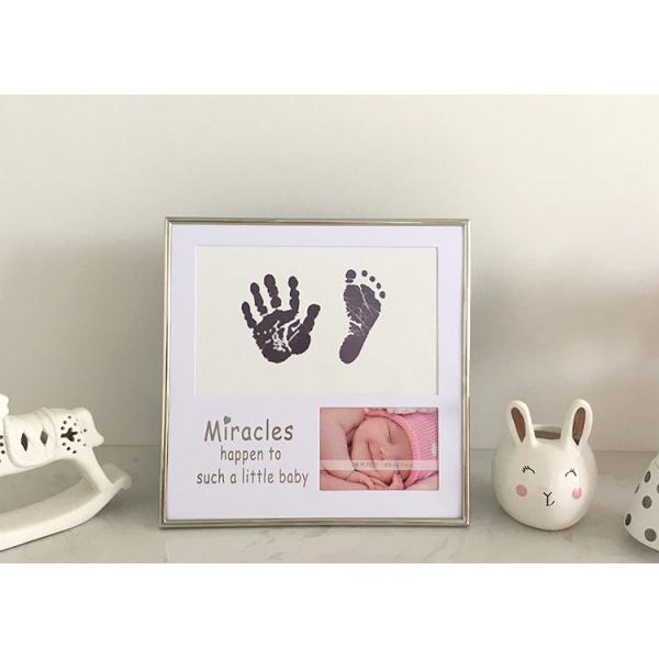 Unique Customized Baby Hand And Footprint Photo Frame For Full Moon Gifts